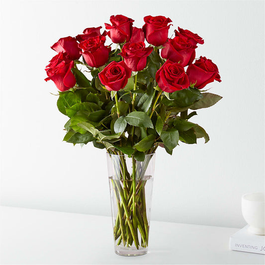 Long Stem Red Rose Bouquet – ROBIN'S CORNER FLOWER SHOP, Taunton MA