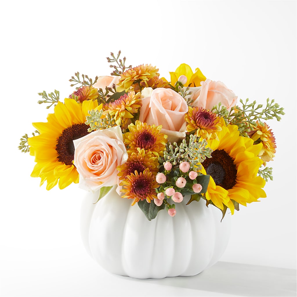 Pumpkin to Talk About Bouquet – ROBIN'S CORNER FLOWER SHOP, Taunton MA