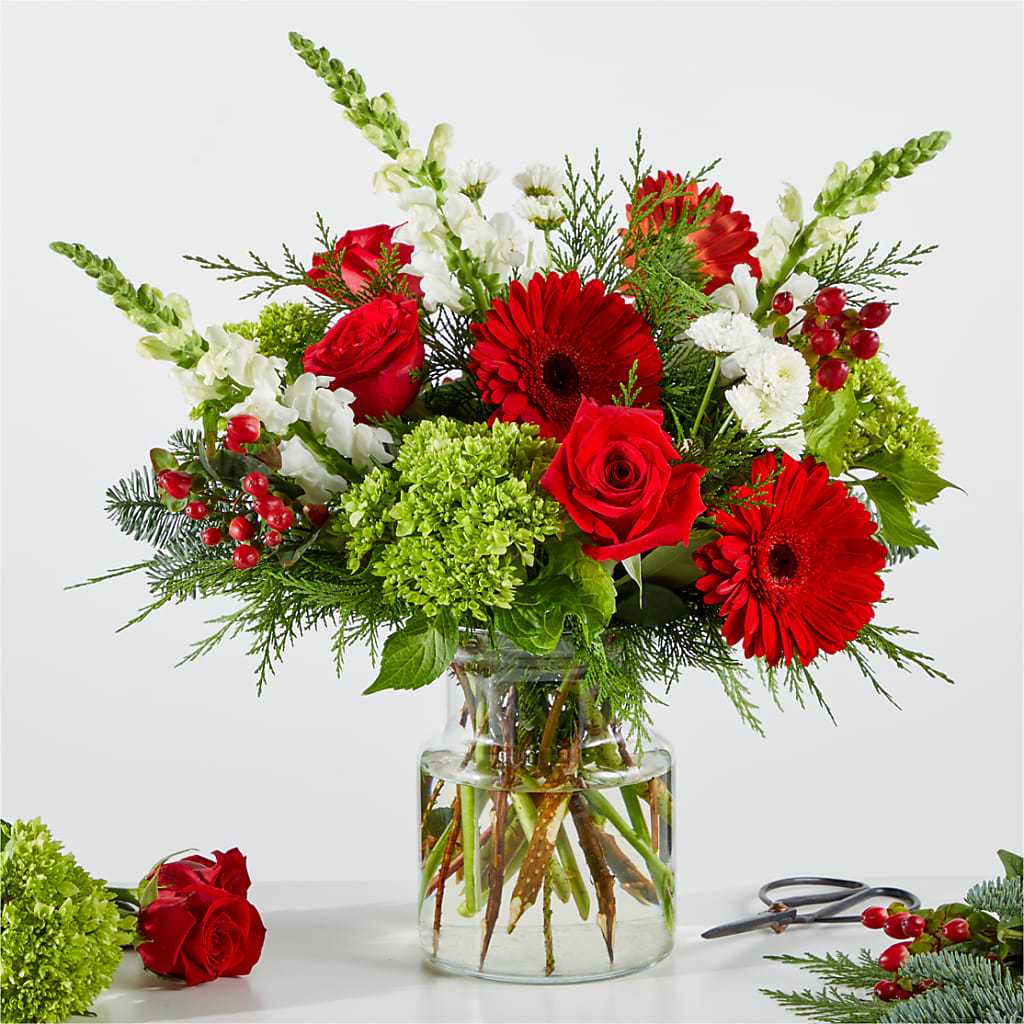 Merry Moment Bouquet – A Florist Original – ROBIN'S CORNER FLOWER SHOP, Taunton MA