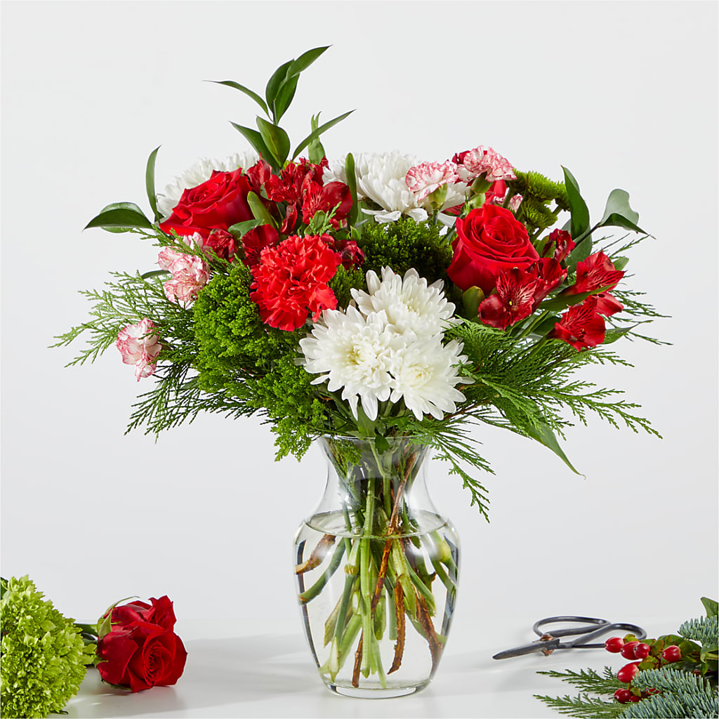 Merry Moment Bouquet – A Florist Original – ROBIN'S CORNER FLOWER SHOP, Taunton MA