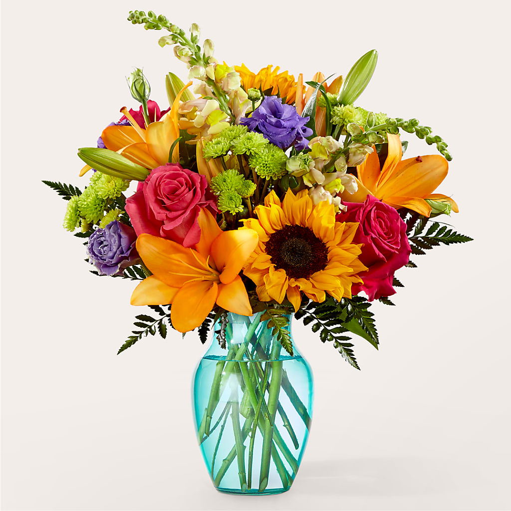 Double Rainbow Bouquet – ROBIN'S CORNER FLOWER SHOP, Taunton MA