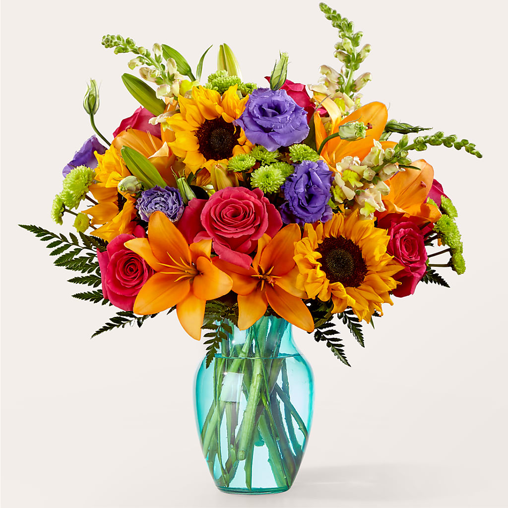 Double Rainbow Bouquet – ROBIN'S CORNER FLOWER SHOP, Taunton MA