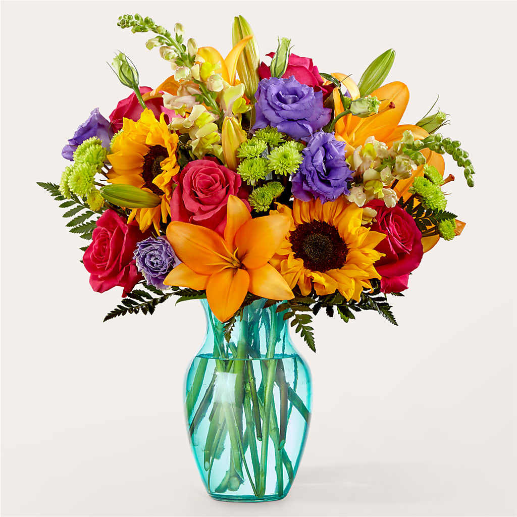 Double Rainbow Bouquet – ROBIN'S CORNER FLOWER SHOP, Taunton MA