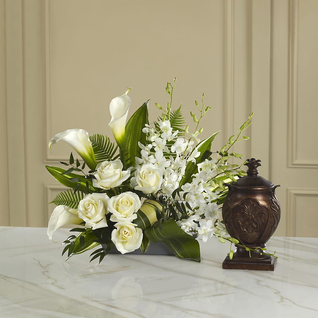 At Peace Arrangement – ROBIN'S CORNER FLOWER SHOP, Taunton MA