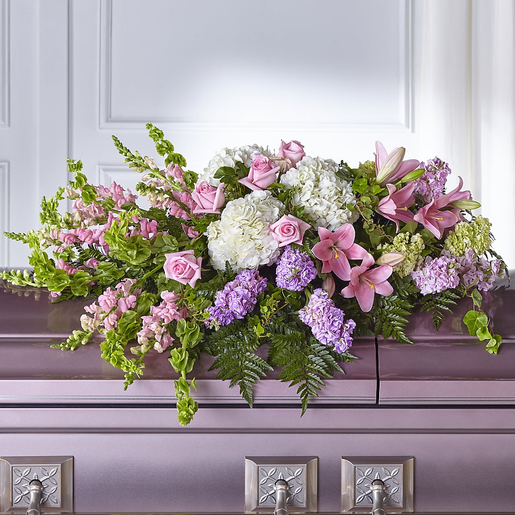 Life's Gratitude Casket Spray – ROBIN'S CORNER FLOWER SHOP, Taunton MA
