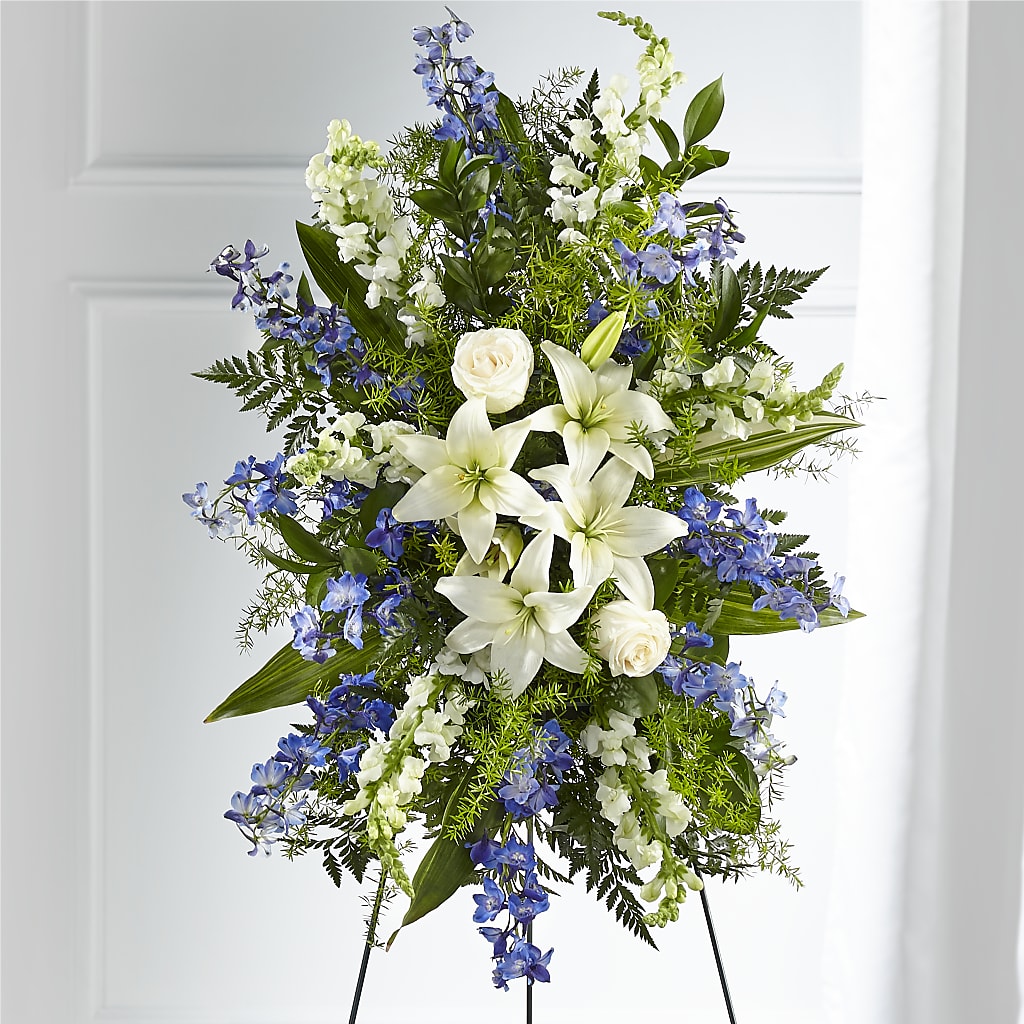 Faithful Friend Standing Spray – ROBIN'S CORNER FLOWER SHOP, Taunton MA
