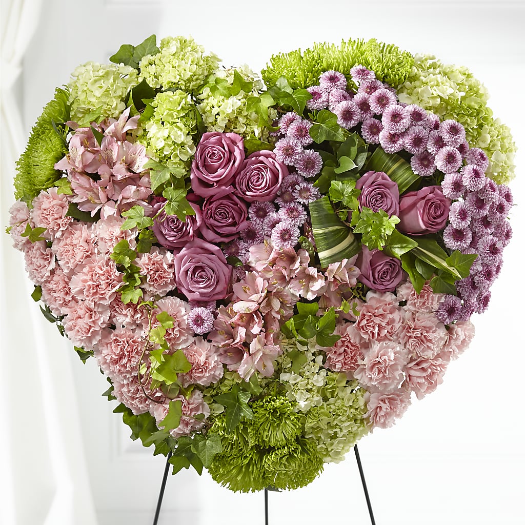 Heartwarming Standing Heart – ROBIN'S CORNER FLOWER SHOP, Taunton MA