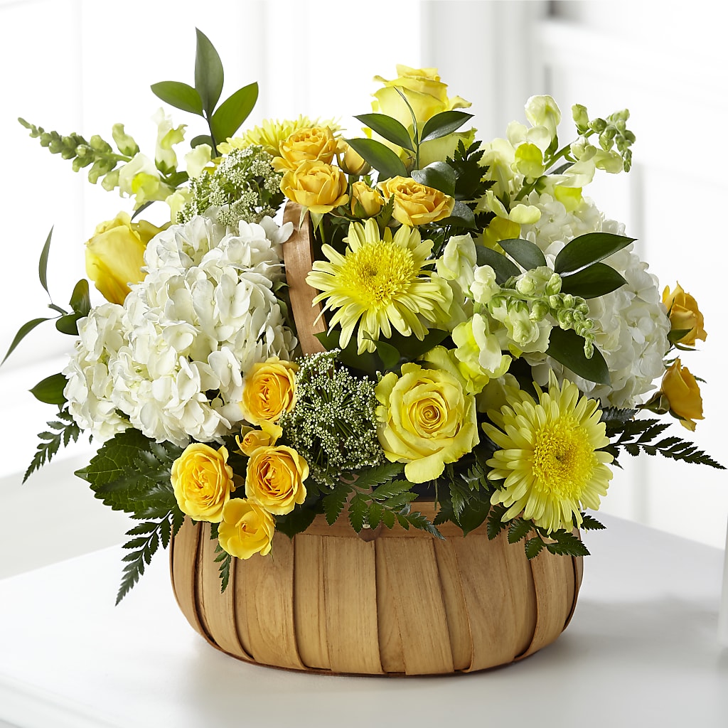 Rustic Remembrance Basket – ROBIN'S CORNER FLOWER SHOP, Taunton MA