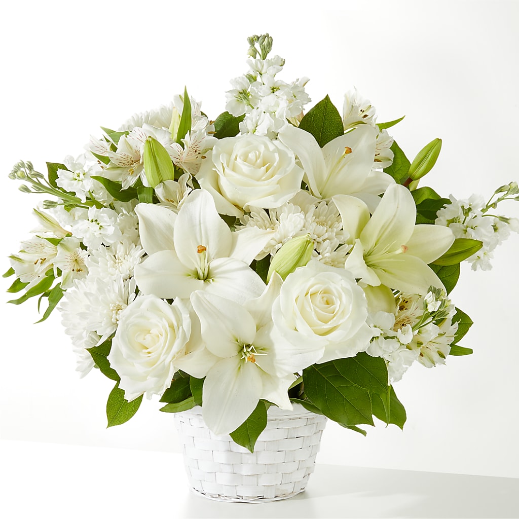 Peaceful Reflections Arrangement – ROBIN'S CORNER FLOWER SHOP, Taunton MA