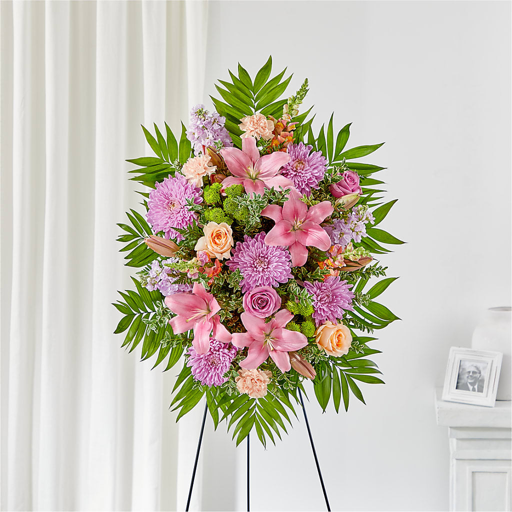 Love & Light Standing Spray – ROBIN'S CORNER FLOWER SHOP, Taunton MA