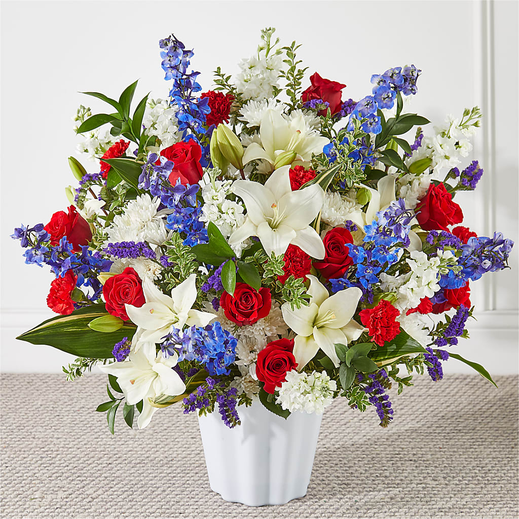 Consoled Floor Basket – ROBIN'S CORNER FLOWER SHOP, Taunton MA