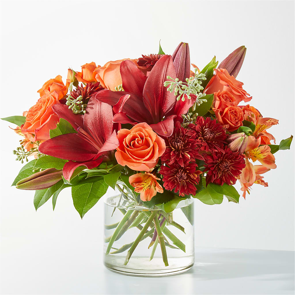 Crimson Leaves Bouquet – ROBIN'S CORNER FLOWER SHOP, Taunton MA