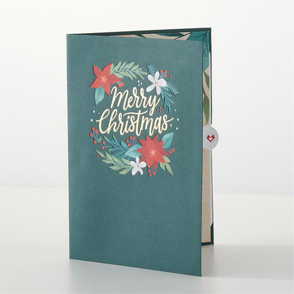 Happiest Holidays Poinsettia and Lovepop Card – ROBIN'S CORNER FLOWER SHOP, Taunton MA