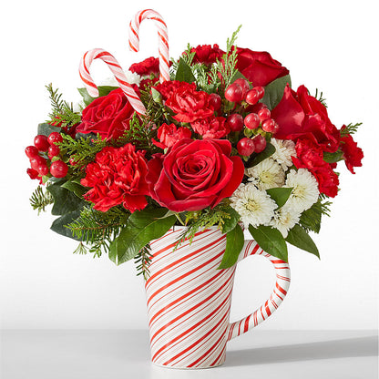 Peppermint Swirl Mug – ROBIN'S CORNER FLOWER SHOP, Taunton MA