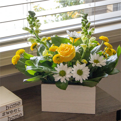 Sun Salutation Box Bouquet – ROBIN'S CORNER FLOWER SHOP, Taunton MA