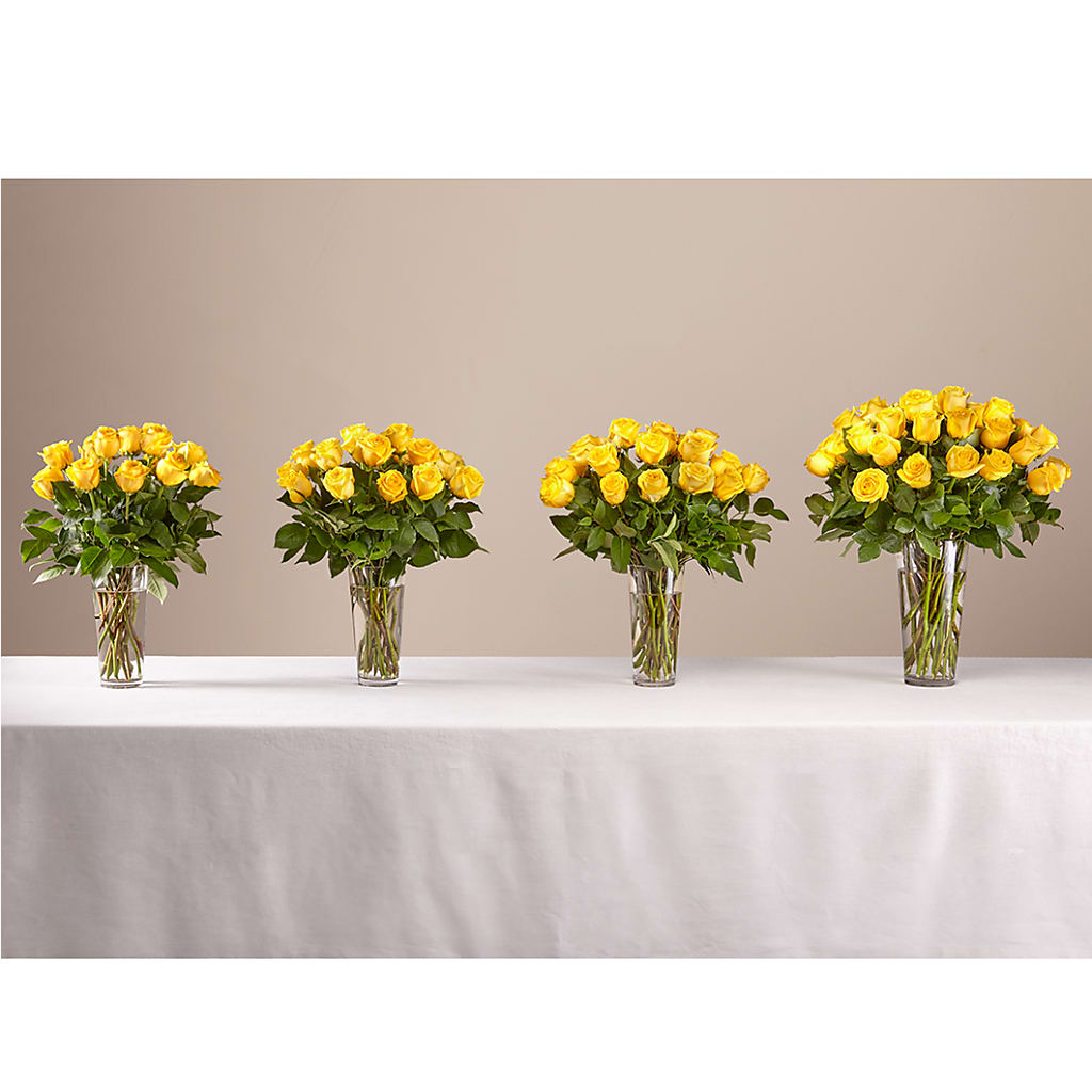 Long Stem Yellow Rose Bouquet – ROBIN'S CORNER FLOWER SHOP, Taunton MA