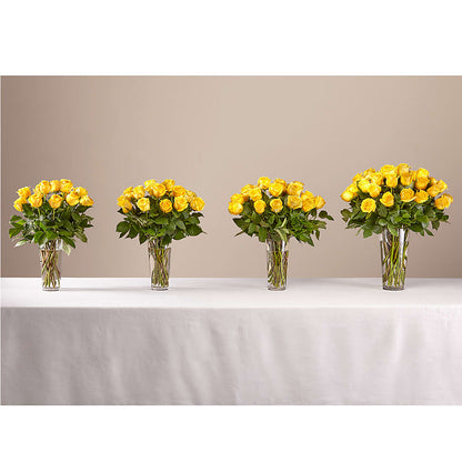 Long Stem Yellow Rose Bouquet – ROBIN'S CORNER FLOWER SHOP, Taunton MA