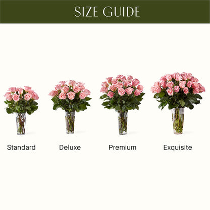 Long Stem Pink Rose Bouquet – ROBIN'S CORNER FLOWER SHOP, Taunton MA