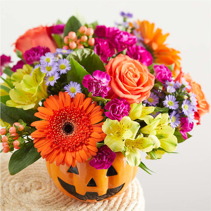 Tricks & Treats Pumpkin – ROBIN'S CORNER FLOWER SHOP, Taunton MA
