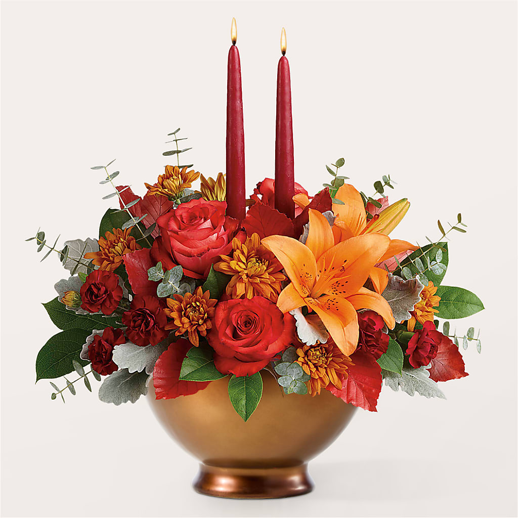 Fruits of Fall Centerpiece – ROBIN'S CORNER FLOWER SHOP, Taunton MA