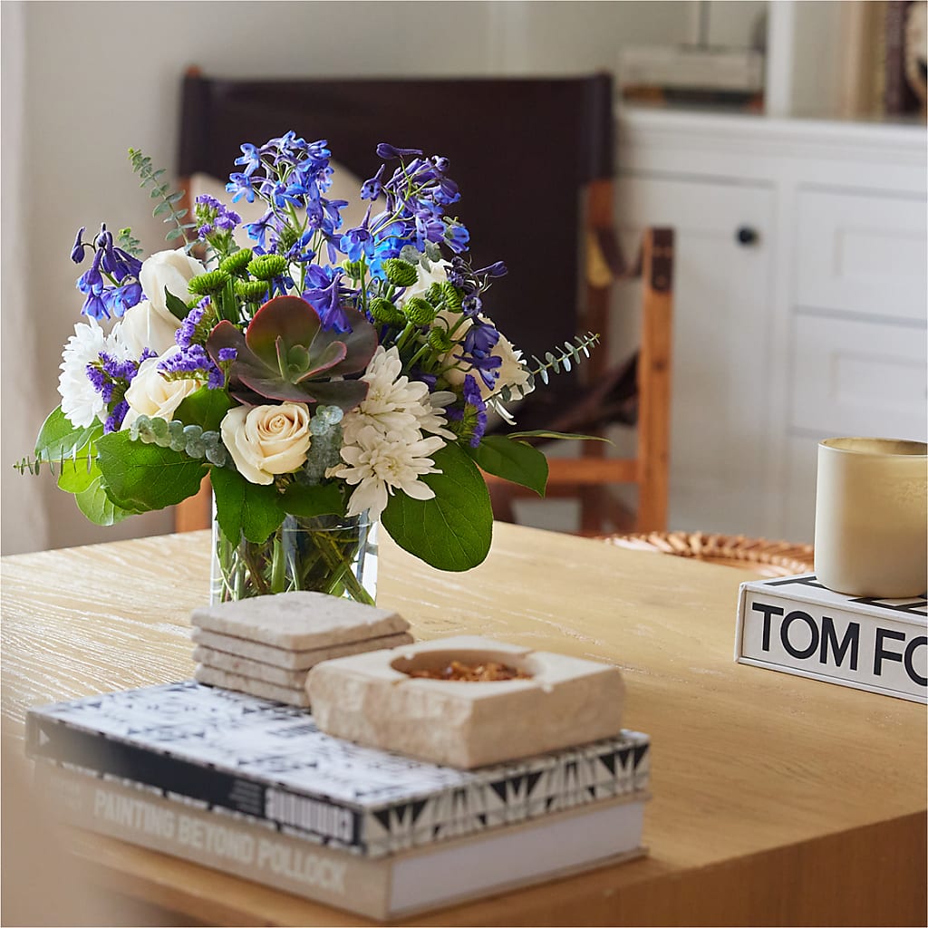 Cerulean Waves Bouquet – ROBIN'S CORNER FLOWER SHOP, Taunton MA