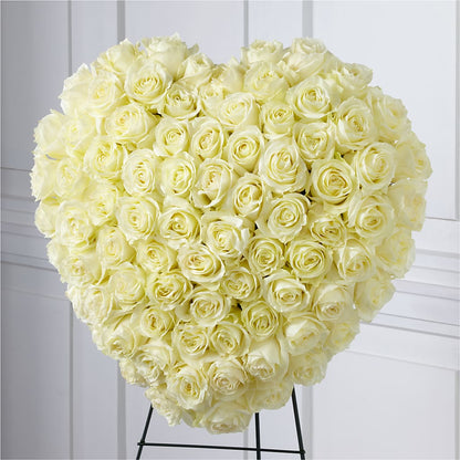 Elegant Remembrance Standing Heart – ROBIN'S CORNER FLOWER SHOP, Taunton MA