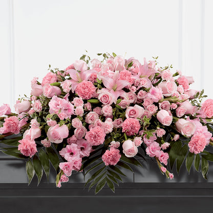 Garden of Comfort Casket Spray (Standard) – ROBIN'S CORNER FLOWER SHOP, Taunton MA