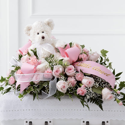 Touch of Sympathy Casket Spray – ROBIN'S CORNER FLOWER SHOP, Taunton MA