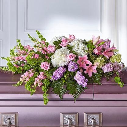 Life's Gratitude Casket Spray – ROBIN'S CORNER FLOWER SHOP, Taunton MA