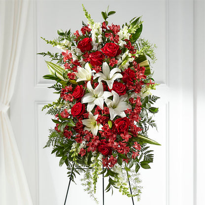 Everlasting Memory Standing Spray – ROBIN'S CORNER FLOWER SHOP, Taunton MA
