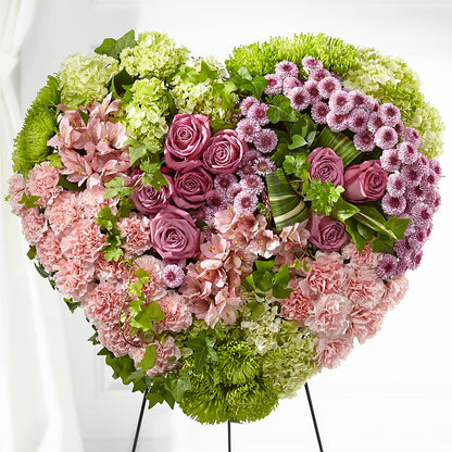 Heartwarming Standing Heart – ROBIN'S CORNER FLOWER SHOP, Taunton MA