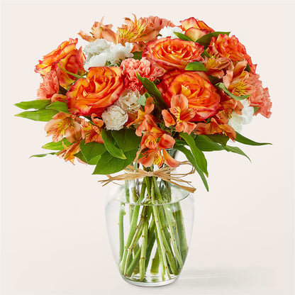 Apricot Glow Bouquet – ROBIN'S CORNER FLOWER SHOP, Taunton MA