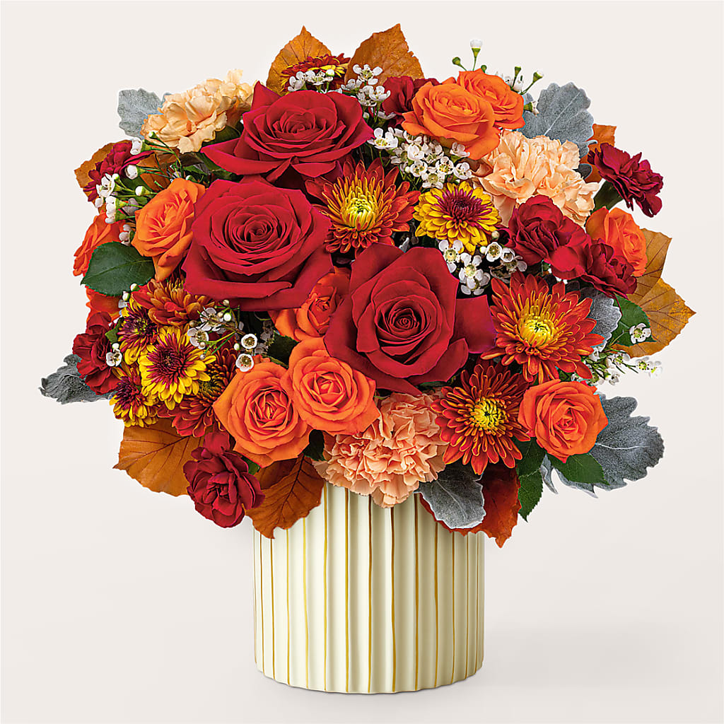 Merlot Bouquet with Ivory Vase – ROBIN'S CORNER FLOWER SHOP, Taunton MA