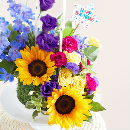 Star of the Day Floral Cake – ROBIN'S CORNER FLOWER SHOP, Taunton MA