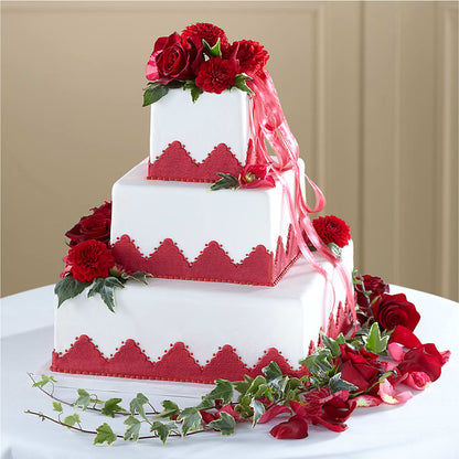 Forever Happiness Cake Decor – ROBIN'S CORNER FLOWER SHOP, Taunton MA